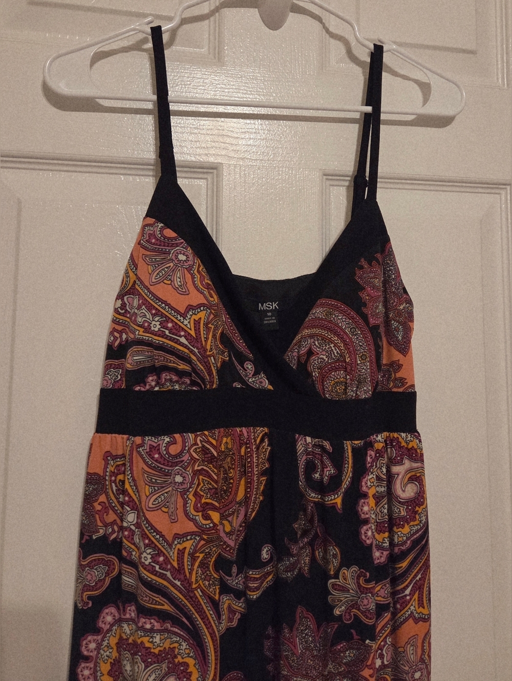 Macy's Maxi Paisley Dress - Picture 3 of 5